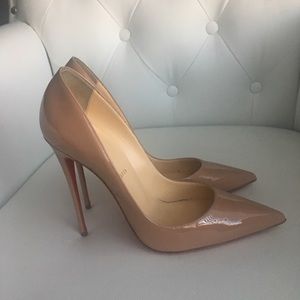 ⛔️SOLD⛔️ Christian Louboutin So Kate 120mm nude 40